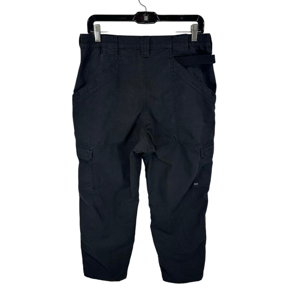 5.11 Tactical Taclite Pro Cargo Pants Black Ripstop Work Utility Size 34x31 - Picture 2 of 12